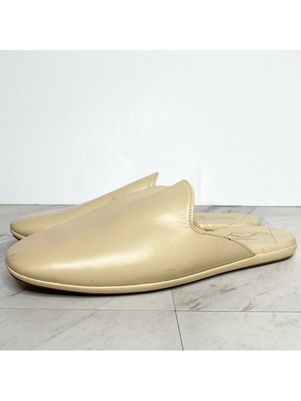 Sam Edelman Kylar Leather Slip On Slide Slipper 11M